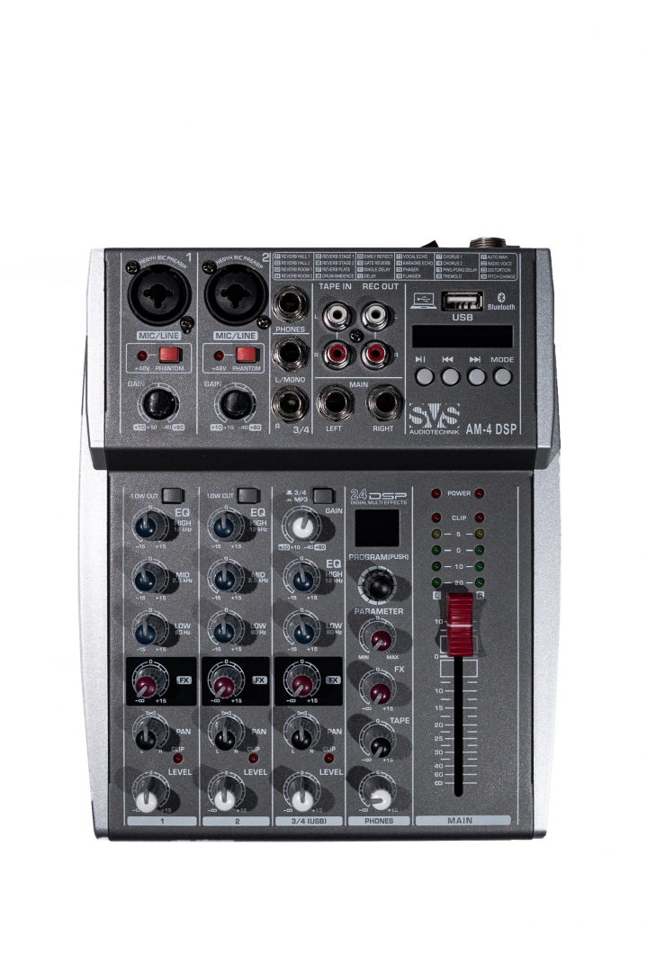 SVS Audiotechnik mixers AM-4 DSP Аналоговый микшерный пульт, 4-канала в Карабаше