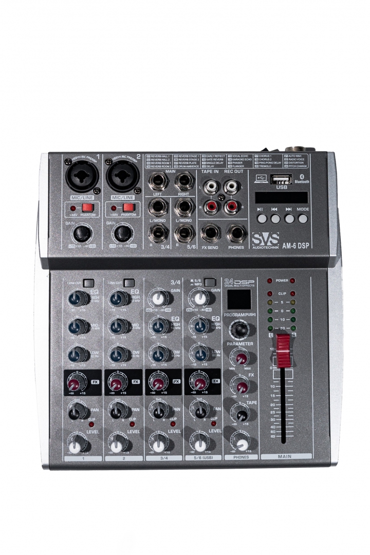 SVS Audiotechnik mixers AM-6 DSP Микшерный пульт аналоговый, 6-канальный SVS Audiotechnik mixers в Карабаше