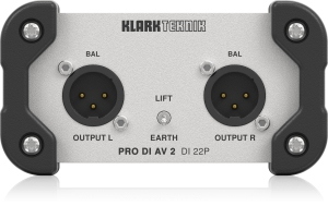 Klark Teknik DI 22P пассивный стерео директ-бокс в Карабаше